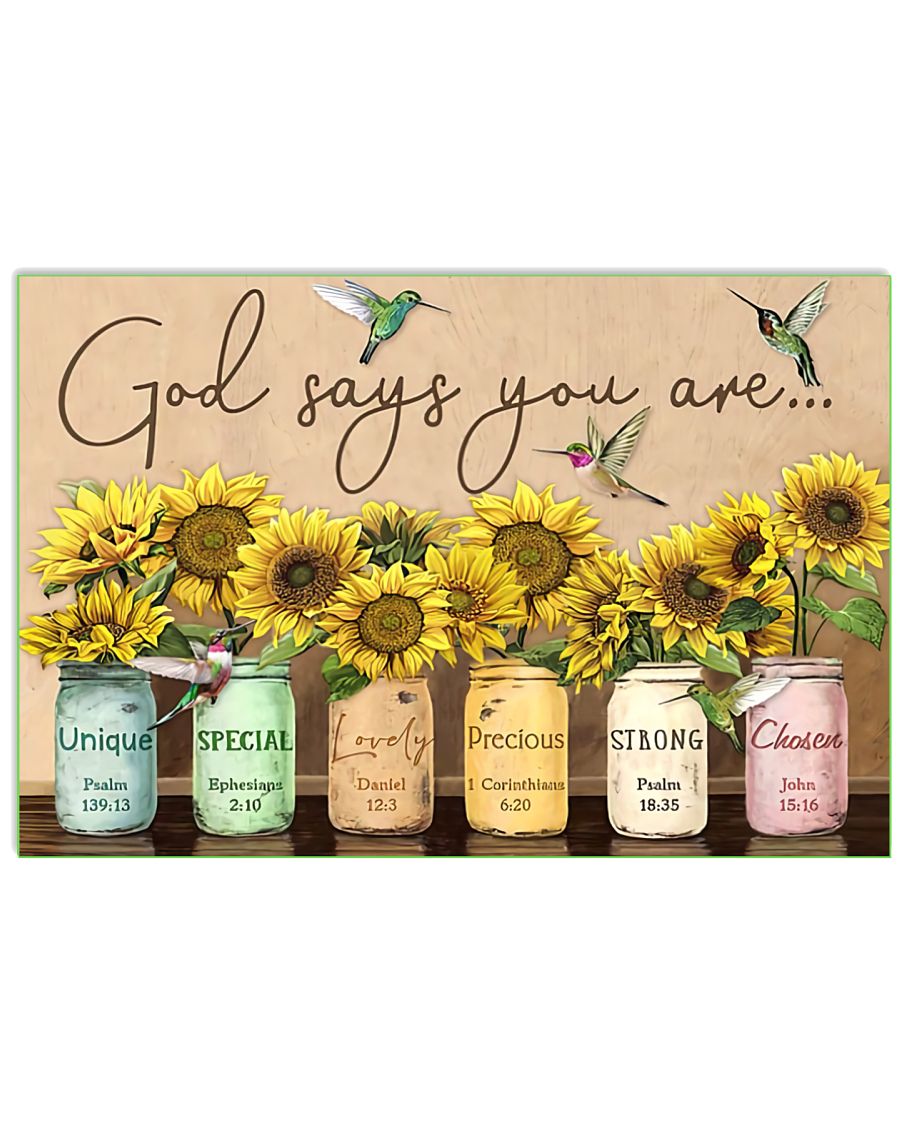 God Says You Are - Autism Awareness Poster 0921