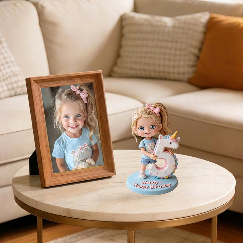 Any Photo Birthday Gift For Kids - Personalized Birthday Premium 3D Figurine