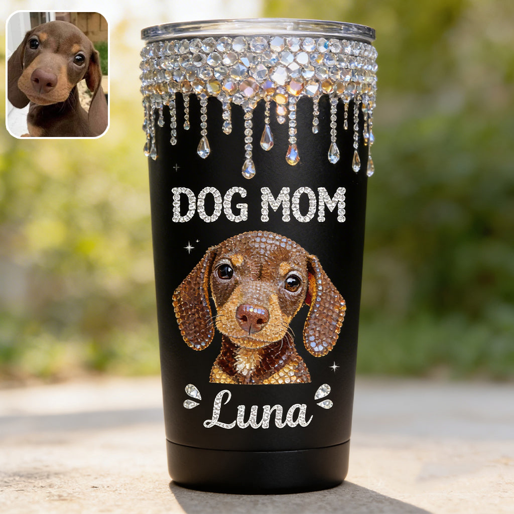 Dog Mom Unique Gift - Personalized Dog Tumbler