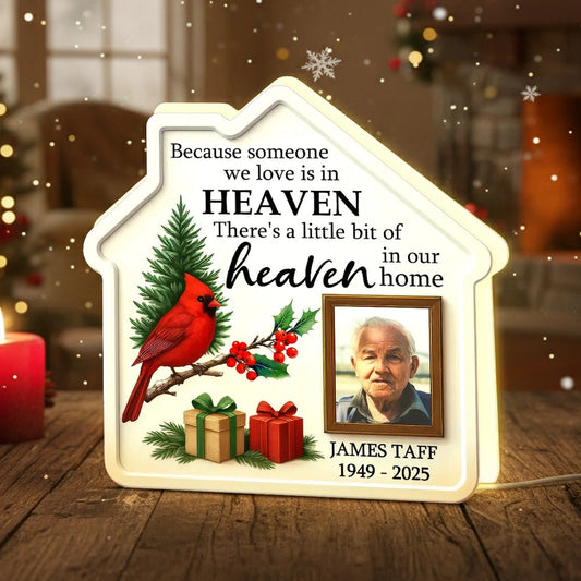 Memorial Acrylic Light Box for Loved One — A Heartfelt Tribute That Brings Heaven Closer Home