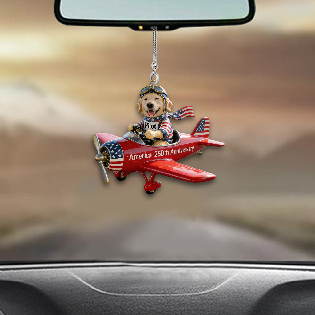 Happy Anniversary - Personalized Dog Car Ornament