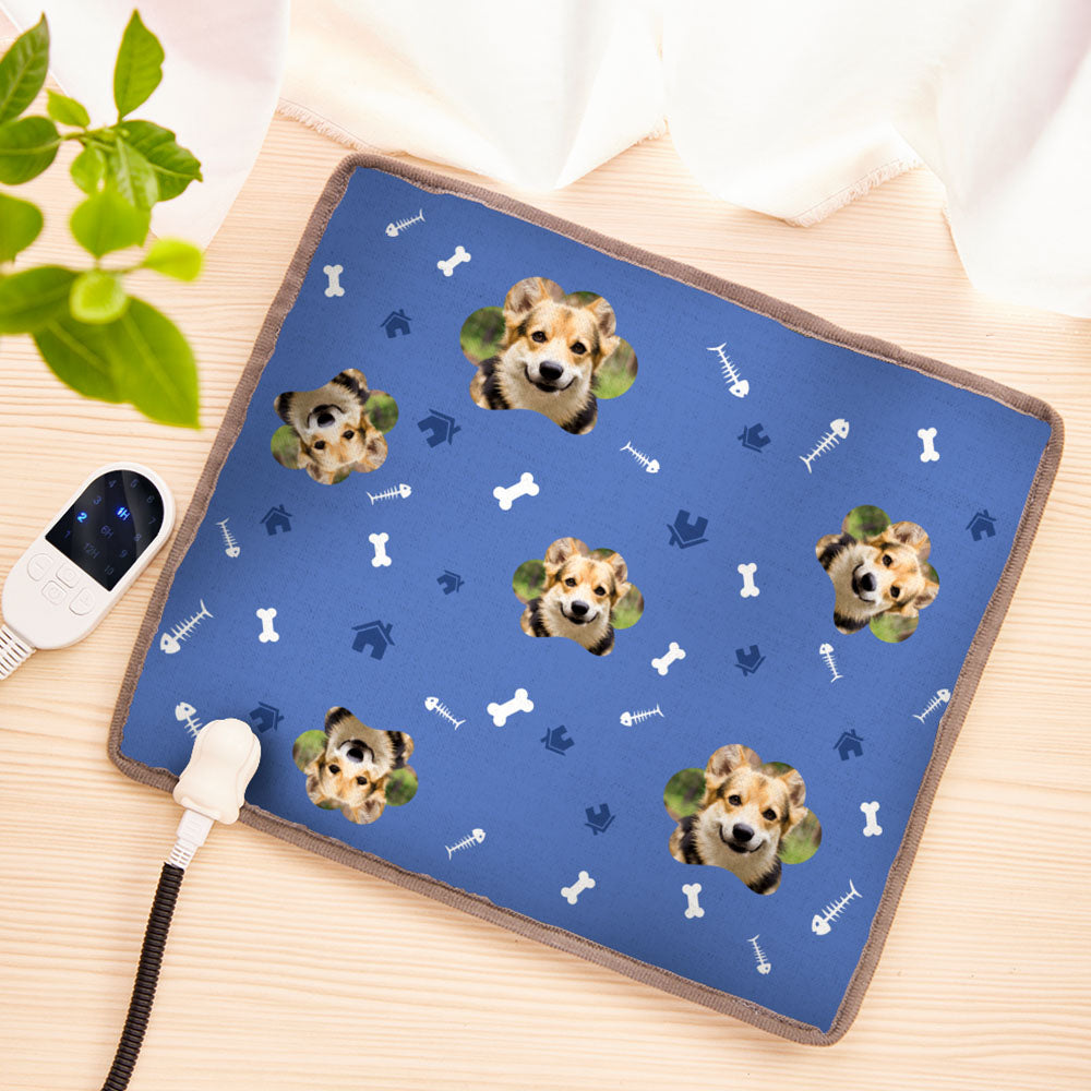 Any Pet Photo - Personalized Dog Heating Pad For Pet
