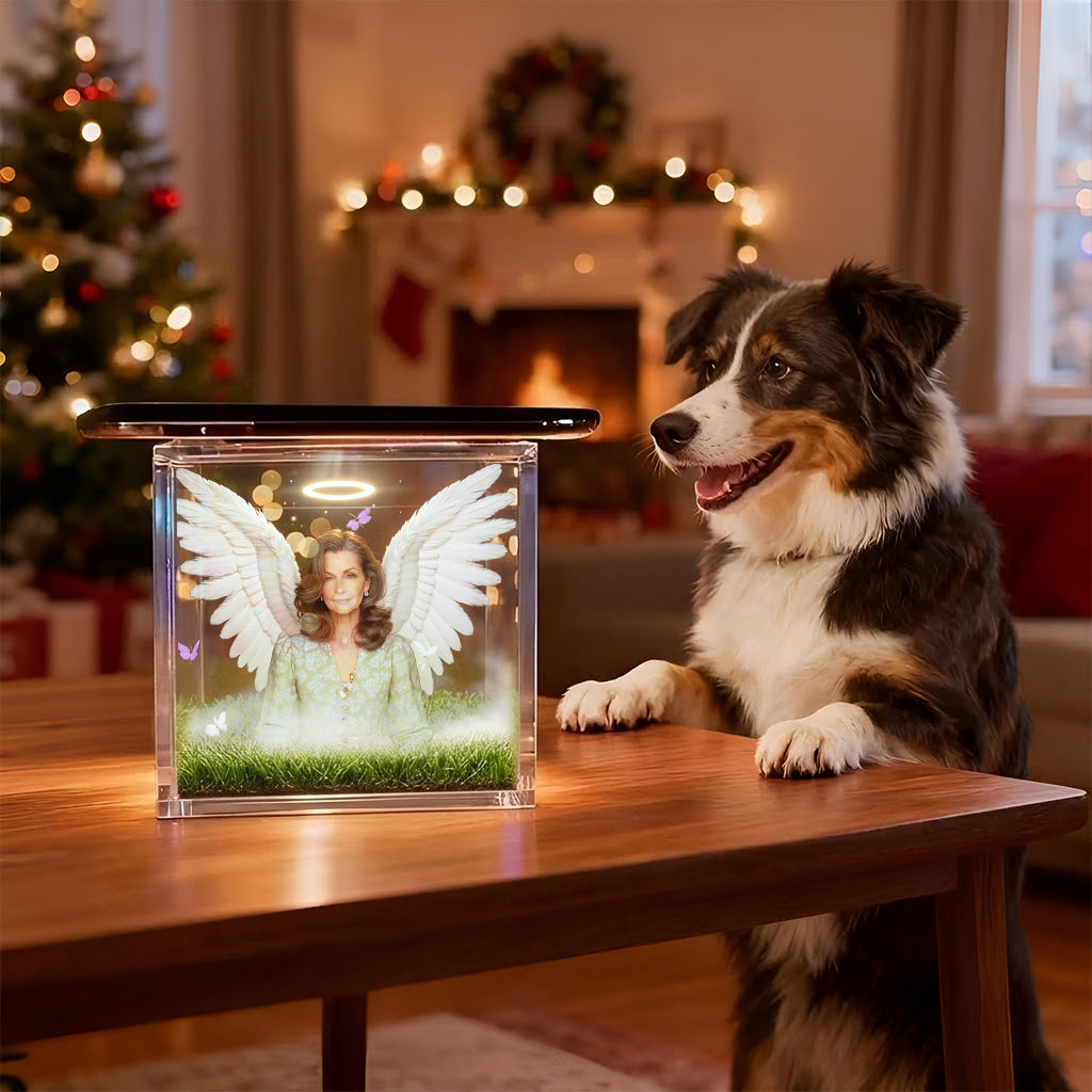 Custom Any Photo Always With You - Personalized Memorial 3D Memory Box