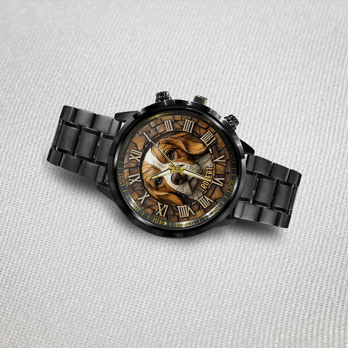 Brave Beagle - Personalized Dog Hand Watch