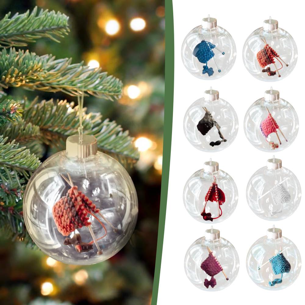 Kniting Lovers - Personalized Knitting Hanging Ornament