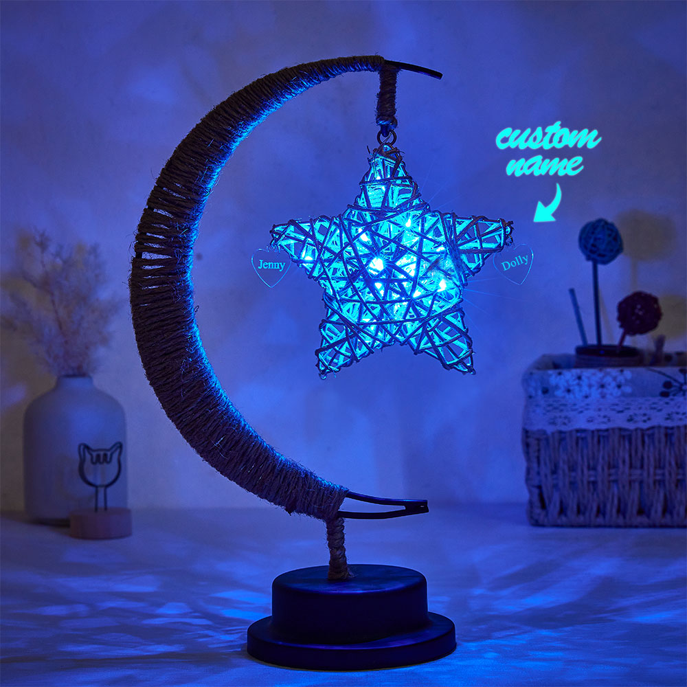 Any Name Hemp Rope Any Name Hemp Rope Lamp - Personalized Lamp