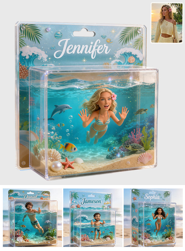 For Who Loves Sea - Personalized Sea Lover Acrylic Display Box