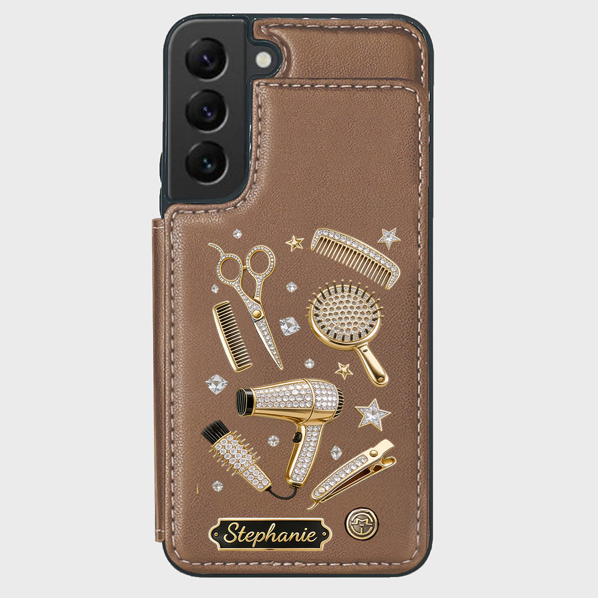 Hairdresser Scissors Salon Decor - Personalized Hairdresser Wallet Phone Case
