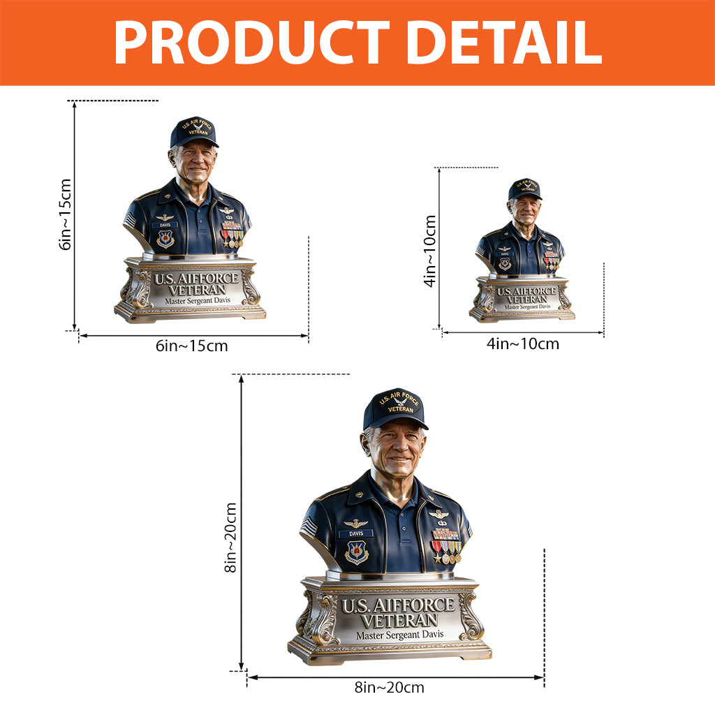 Custom Any Photo - Personalized Veteran Custom Shaped Acrylic Plaque