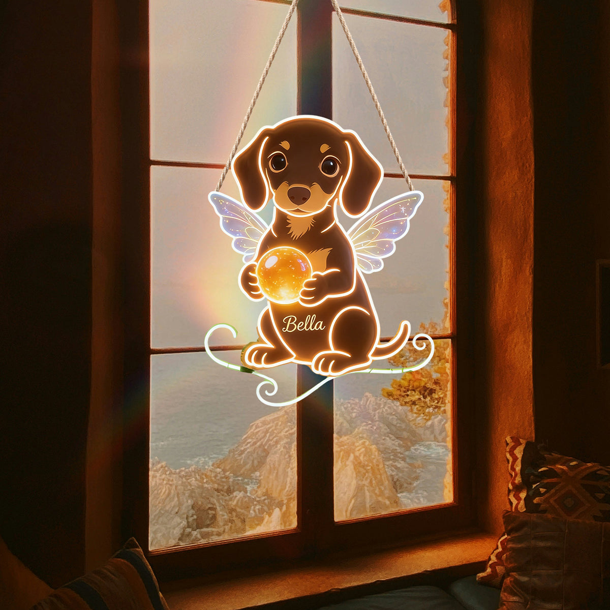 Custom Any Pet Photo - Personalized Pet LED Light Acrylic Sign