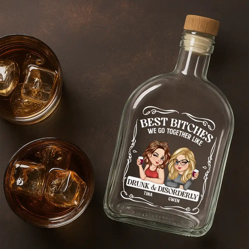 Custom Personalized Glass Decanter for Celebrations