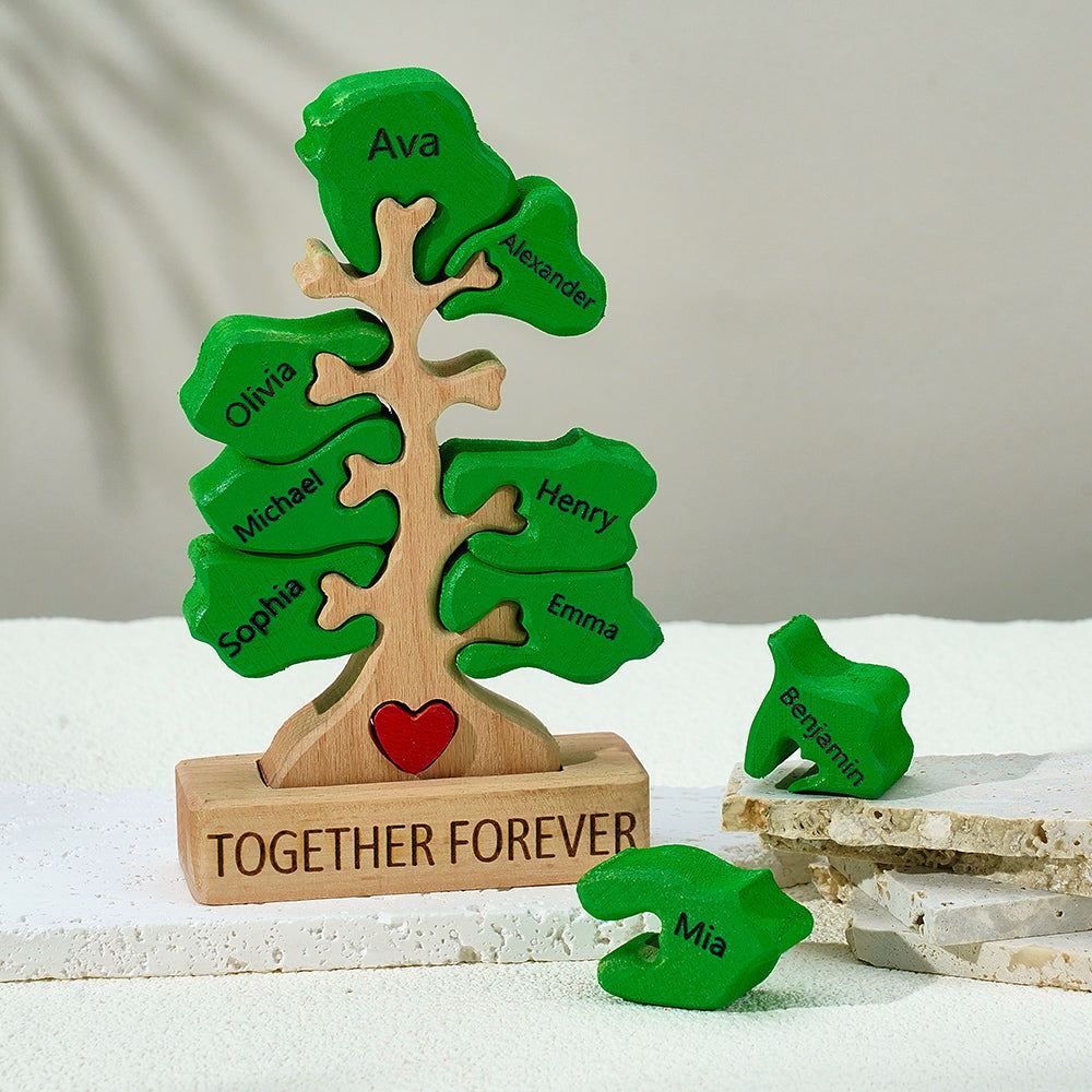 Family Tree - Personalized Family Wooden Puzzle