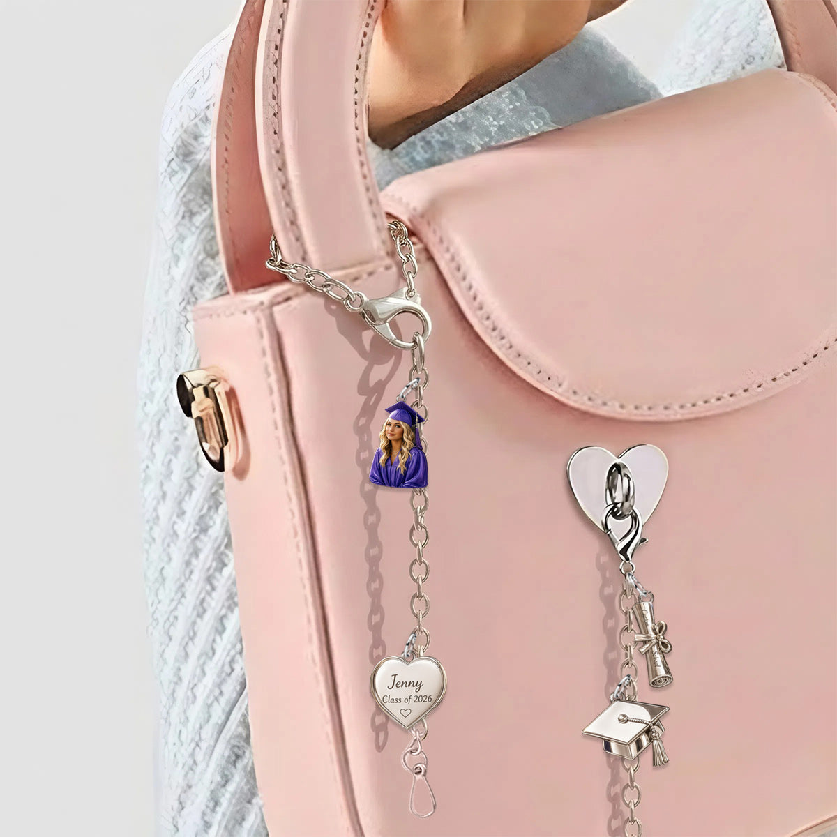 Class Of 2026 - Personalized Graduation Dangling Charms