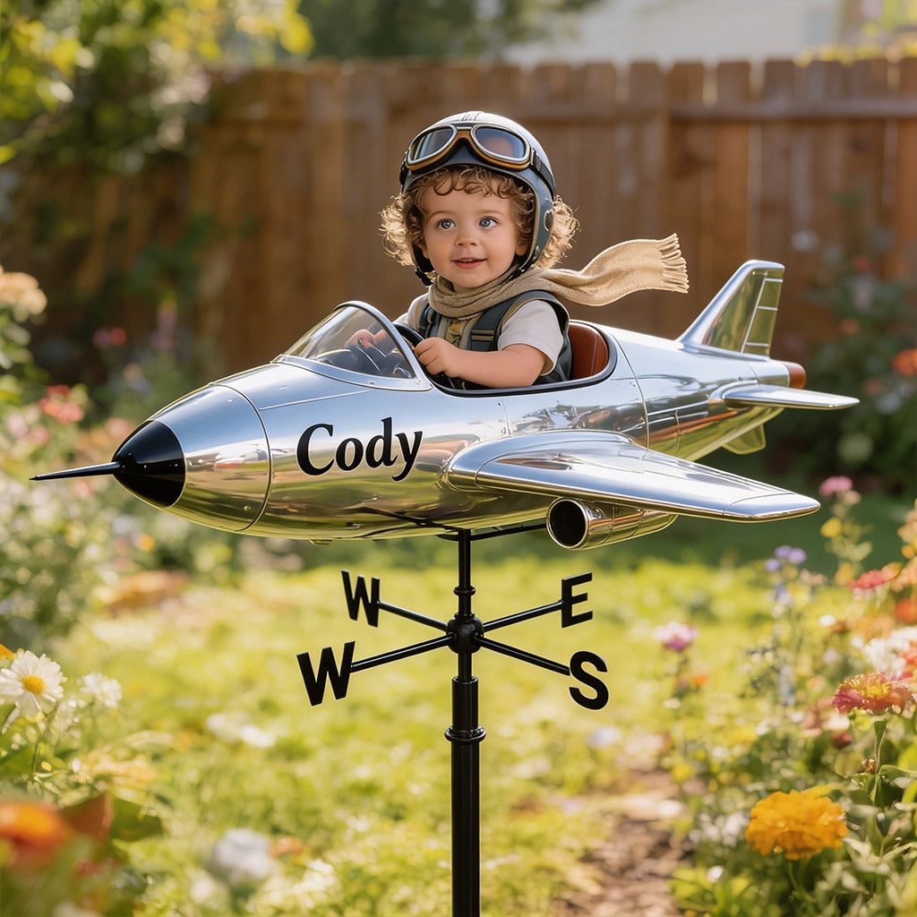 Custom Any Photo, Any Vehicle - Personalized Kid Weather Vane