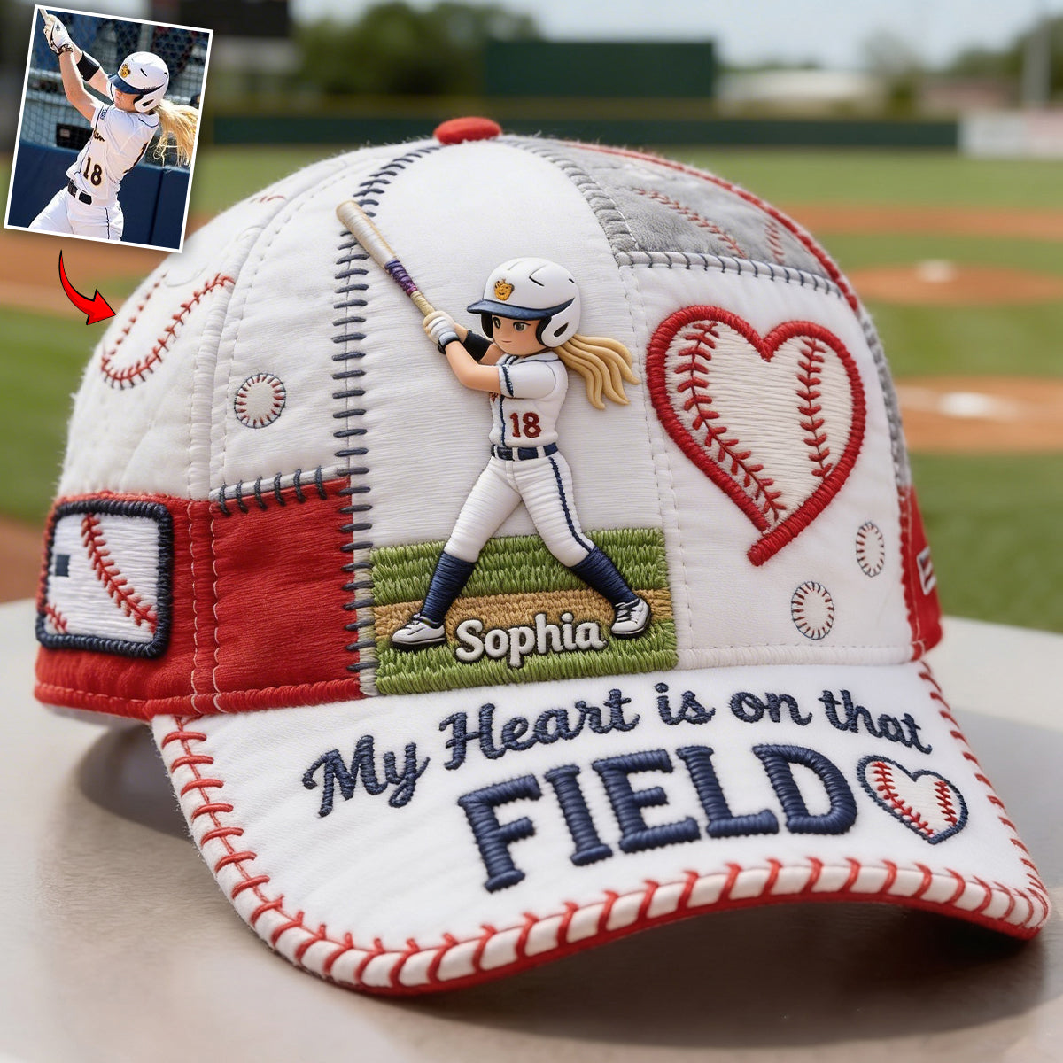 Custom Any Photo - Personalized Baseball Classic Cap