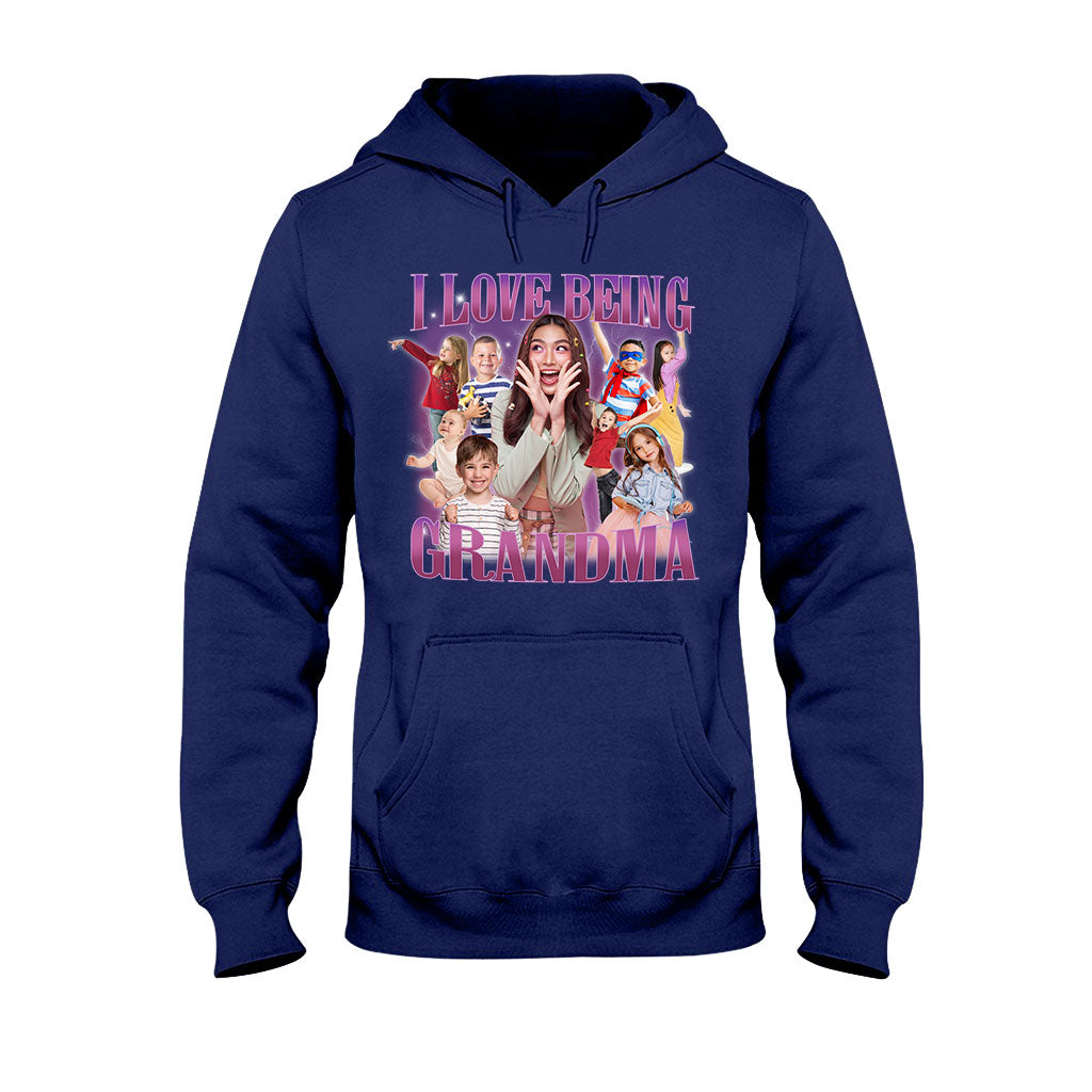 I Love Being Grandma/ Nana/ Mimi/ Gigi... - Personalized Grandma T-shirt And Hoodie