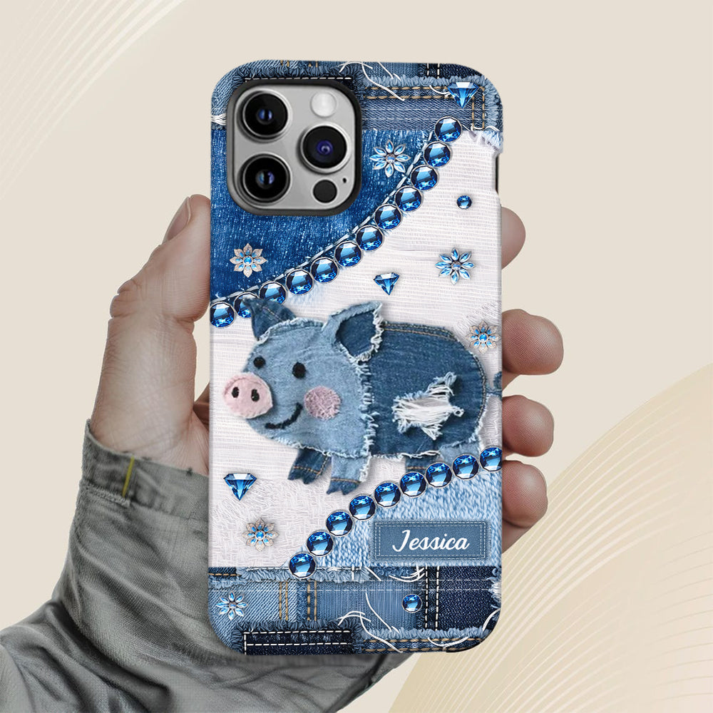 Cute Pig - Personalized Pig Lover Full Print Phone Case