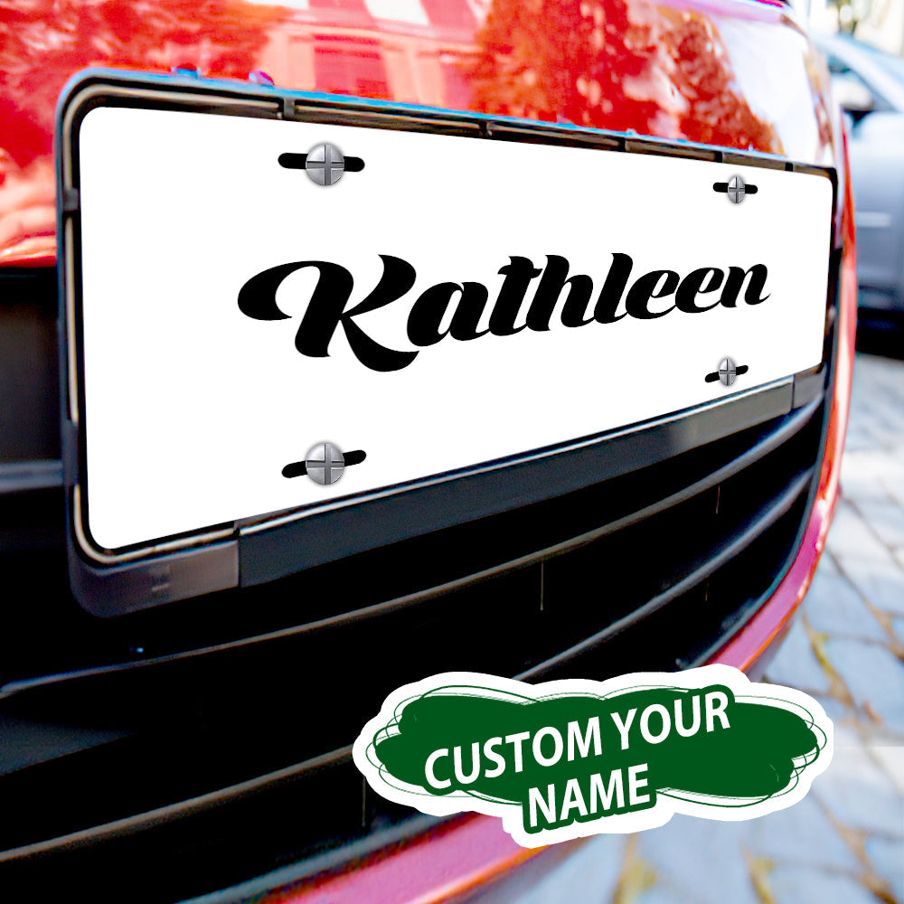 Funny Name - Personalized License Plate