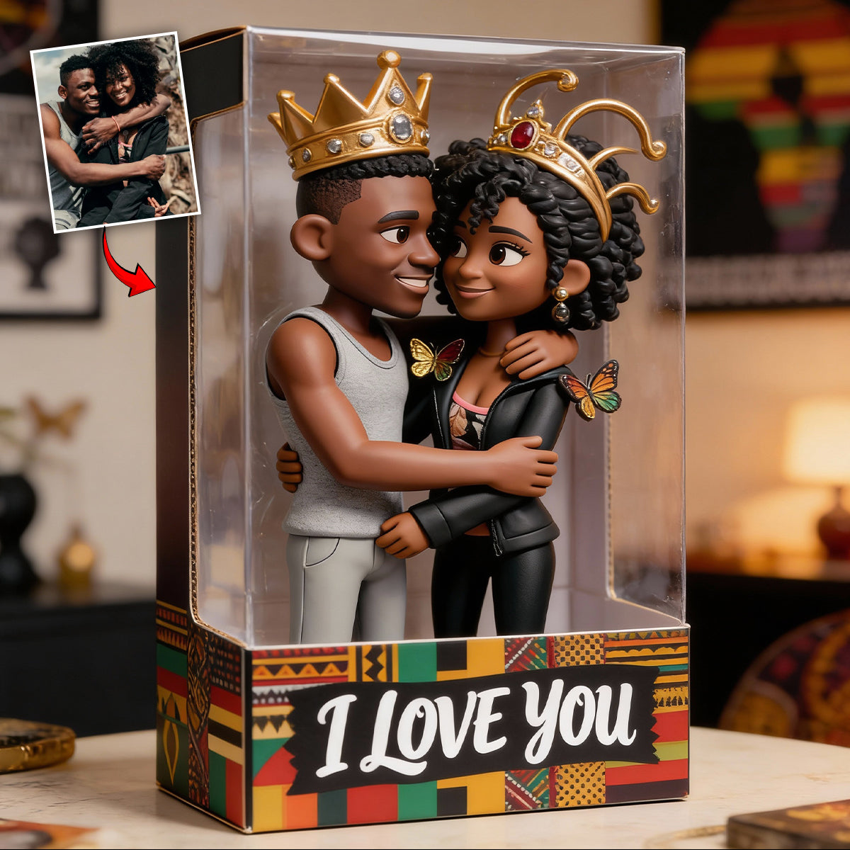 I Love You - Personalized Couple Custom Shaped Acrylic Plaque