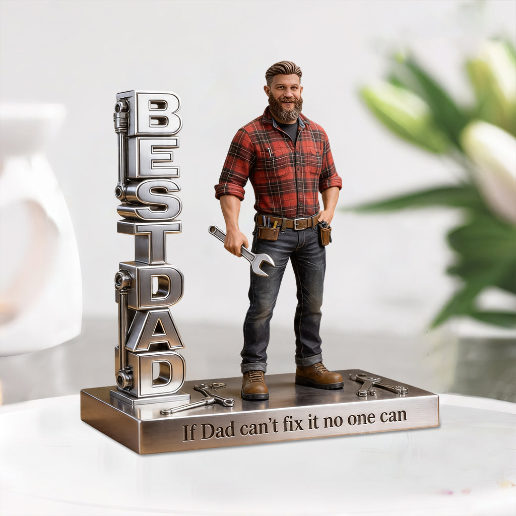 Custom Any Photo - Personalized Father Custom Shaped Acrylic Plaque