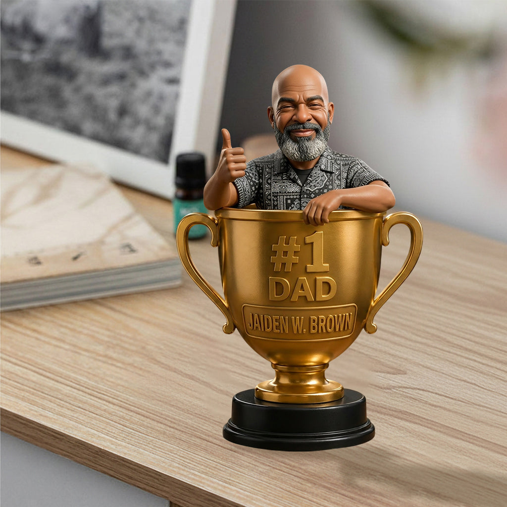 Custom Any Photo Best Papa/Dad/Uncle - Personalized Father Premium 3D Figurine