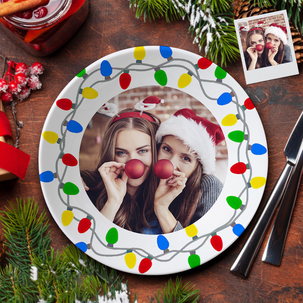 Christmas Dinner Plate - Personalized Family Plate