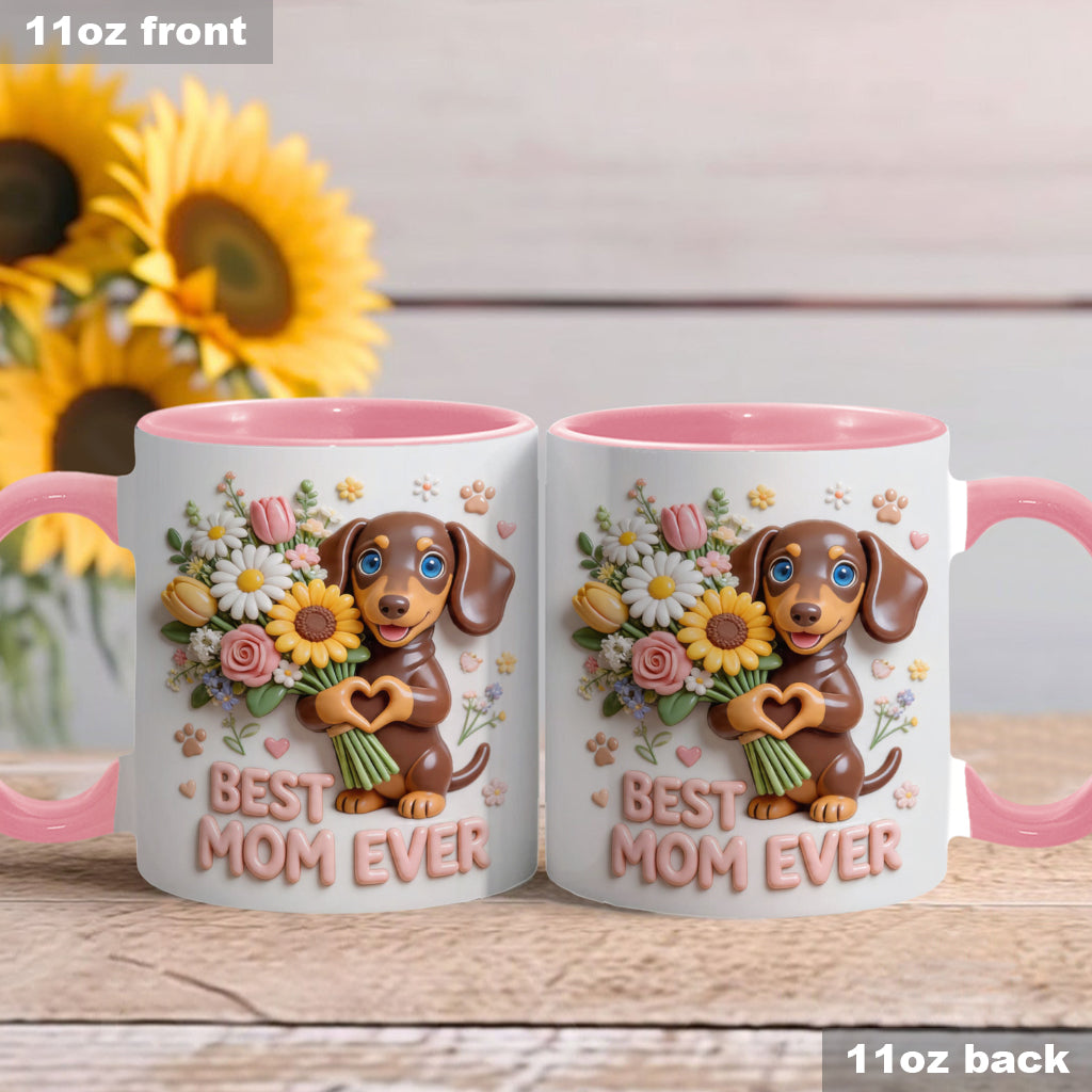 Custom Any Photo - Personalized Dog Accent Mug & Coaster