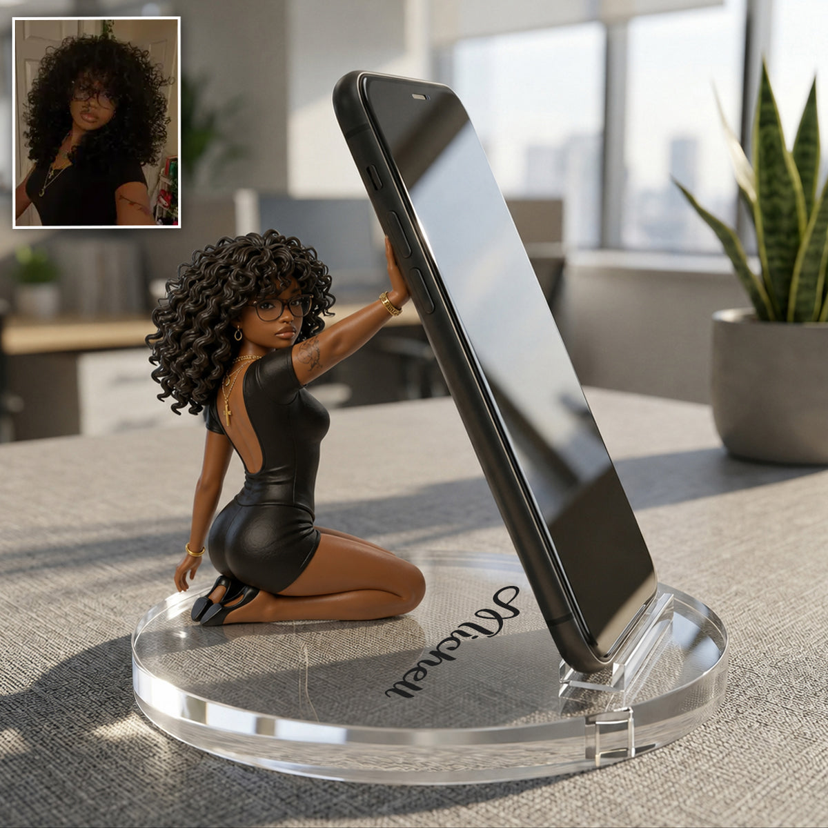 Let Me Hold It For You - Personalized Spicy Couple Phone/ Tablet Holder Stand