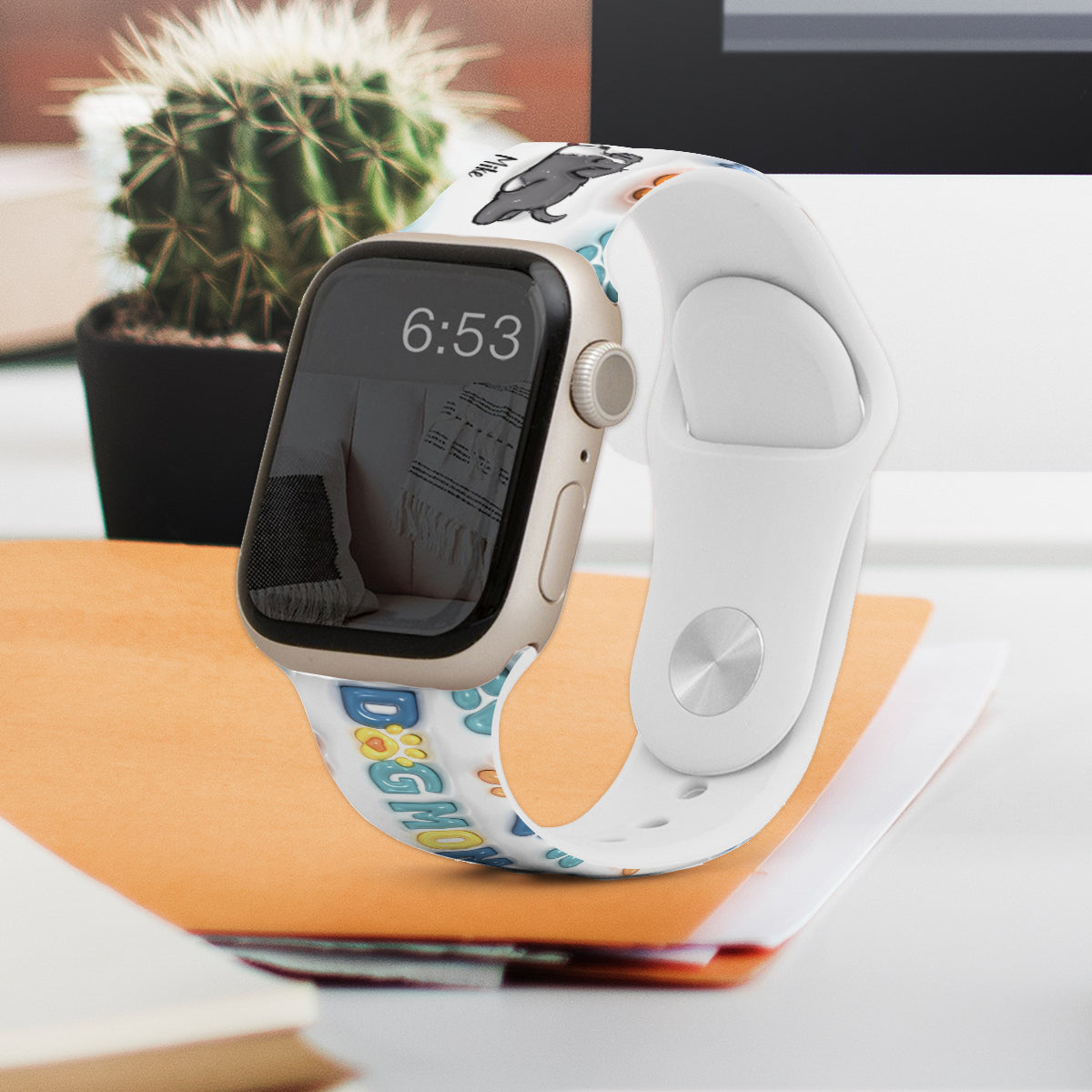 Best Dog Dad/ Mom Ever - Personalized Dog Apple Watch Band