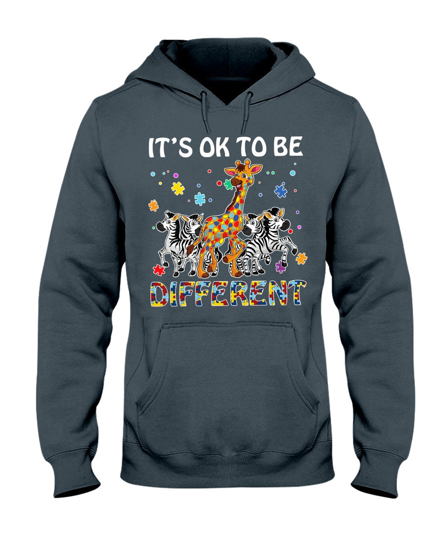It's Ok To Be Different - Autism Awareness T-shirt and Hoodie 0921
