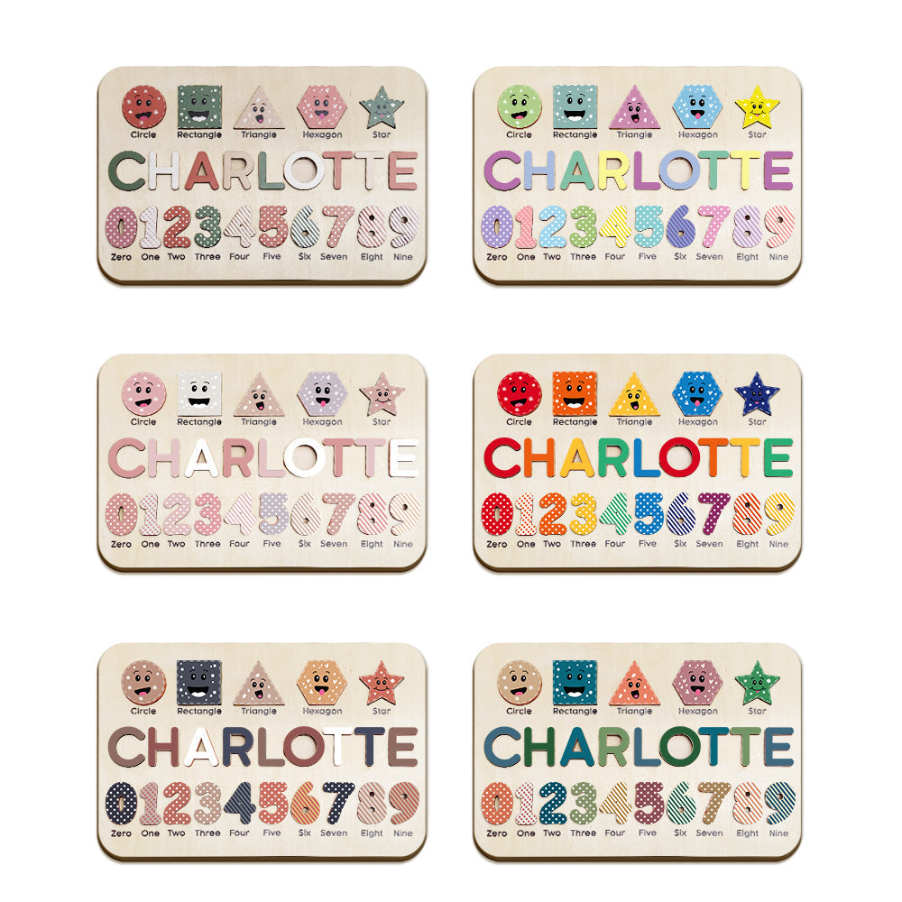 Baby Name Toy - Personalized Kid Name Puzzle
