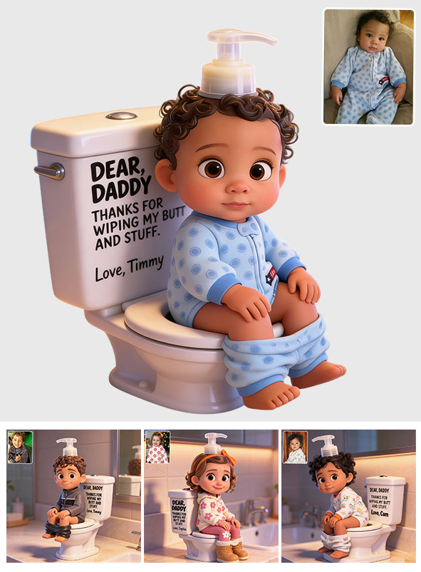 Cute And Funny Gift For Parents, Funny Father's Day Gift - Personalized Father Pump Dispenser