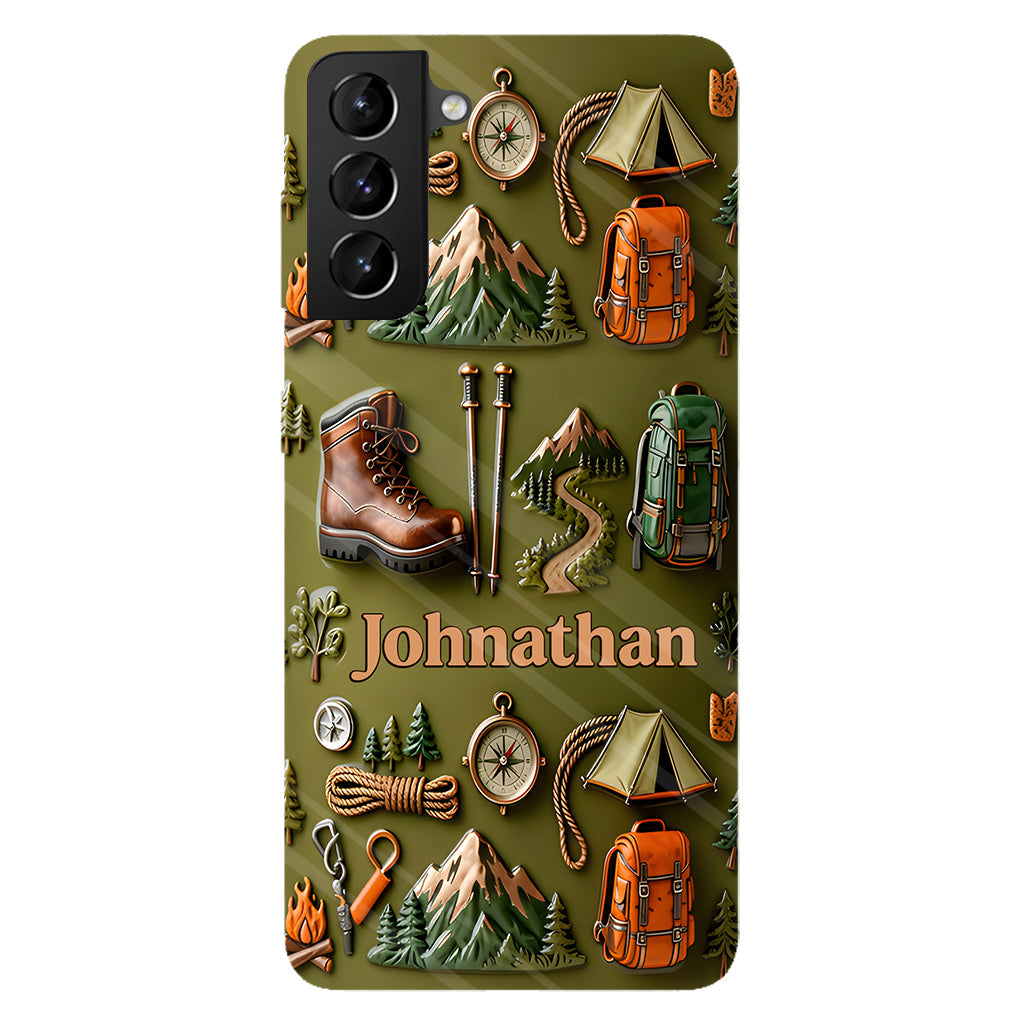 Hiking Makes Me Happy - Personalized Hiking Full Print Phone Case