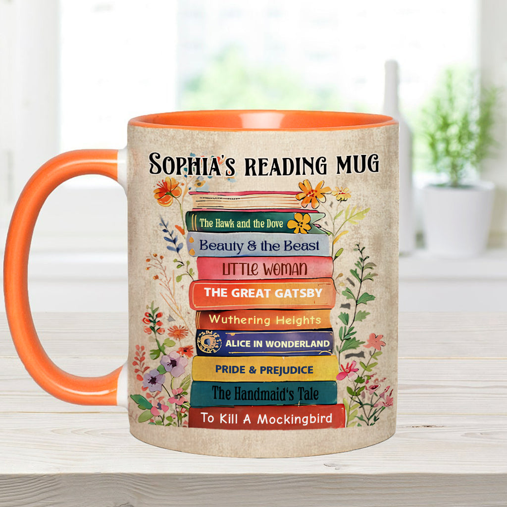 It's A Good Day To Read A Book - Personalized Book Accent Mug