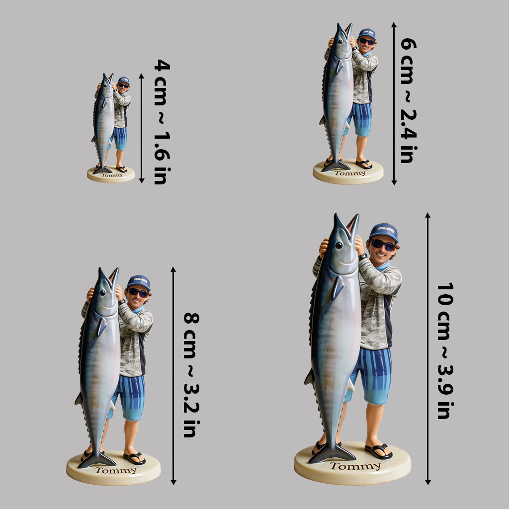 Custom Real 3D Figure From Any Photo - Personalized Fishing Premium 3D Figurine