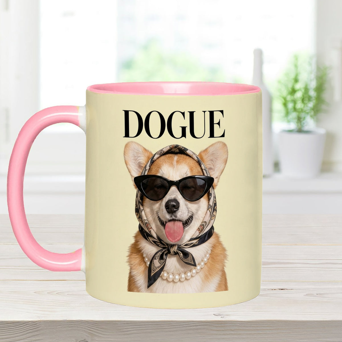 Funny Dog Lovers Gift - Personalized Dog Set Accent Mug with Acrylic Stirrers