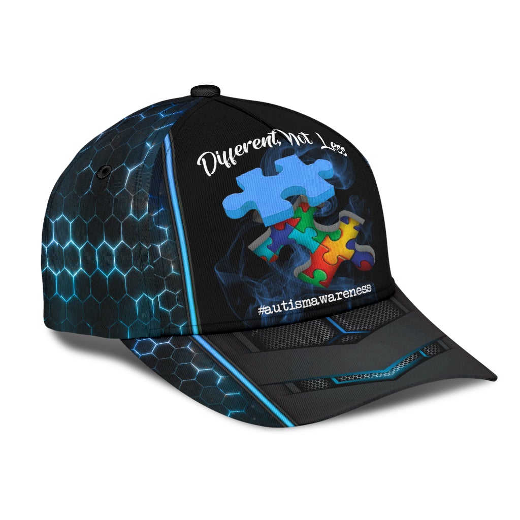 Autism Wareness Different Not Less - Autism Awareness Classic Cap 0921