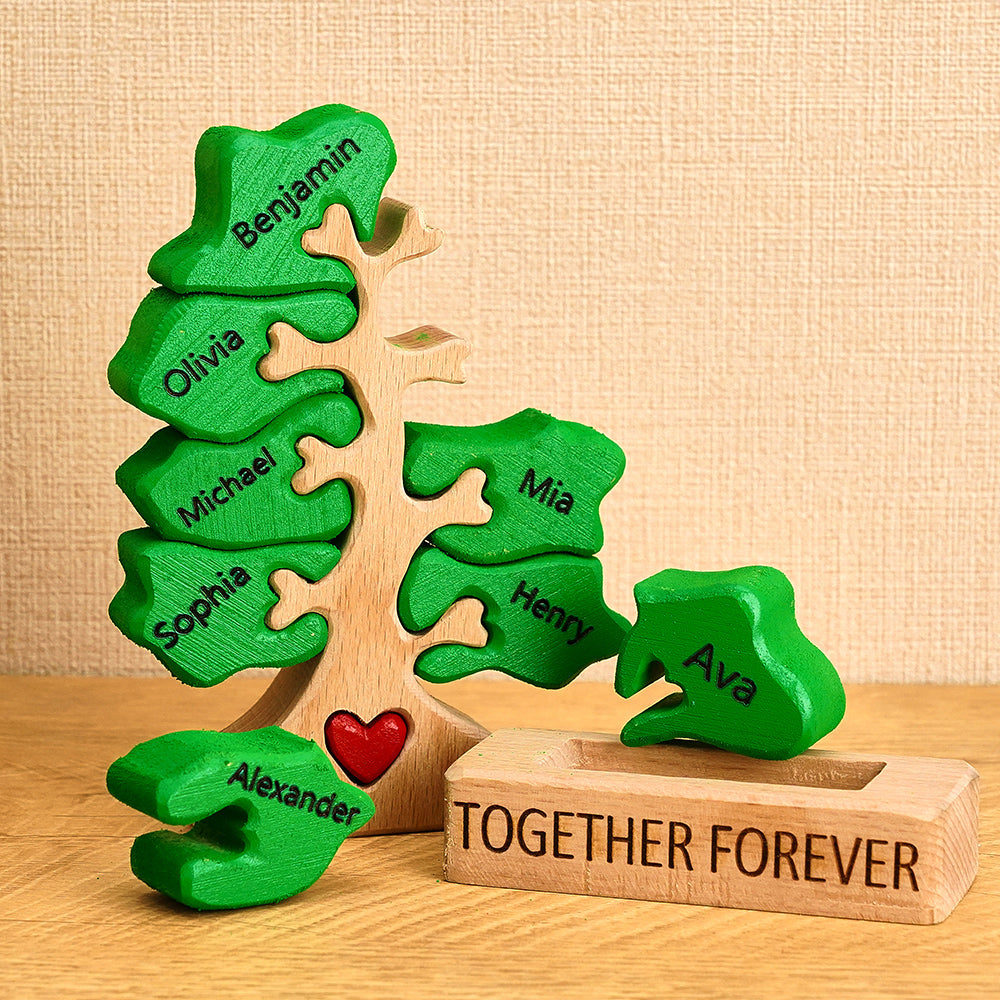 Family Tree - Personalized Family Wooden Puzzle