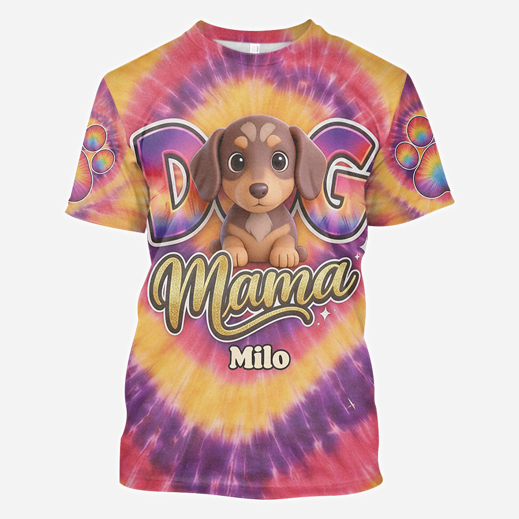 Custom Any Photo Dog Mama - Personalized Dog All Over Shirt