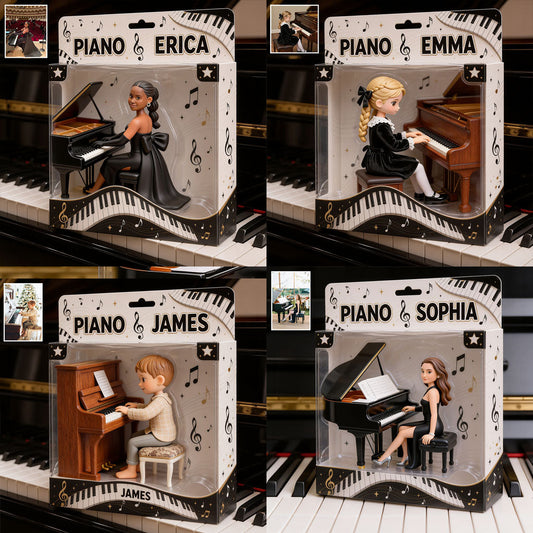 Any Photo Love Piano - Personalized Piano Acrylic Display Box