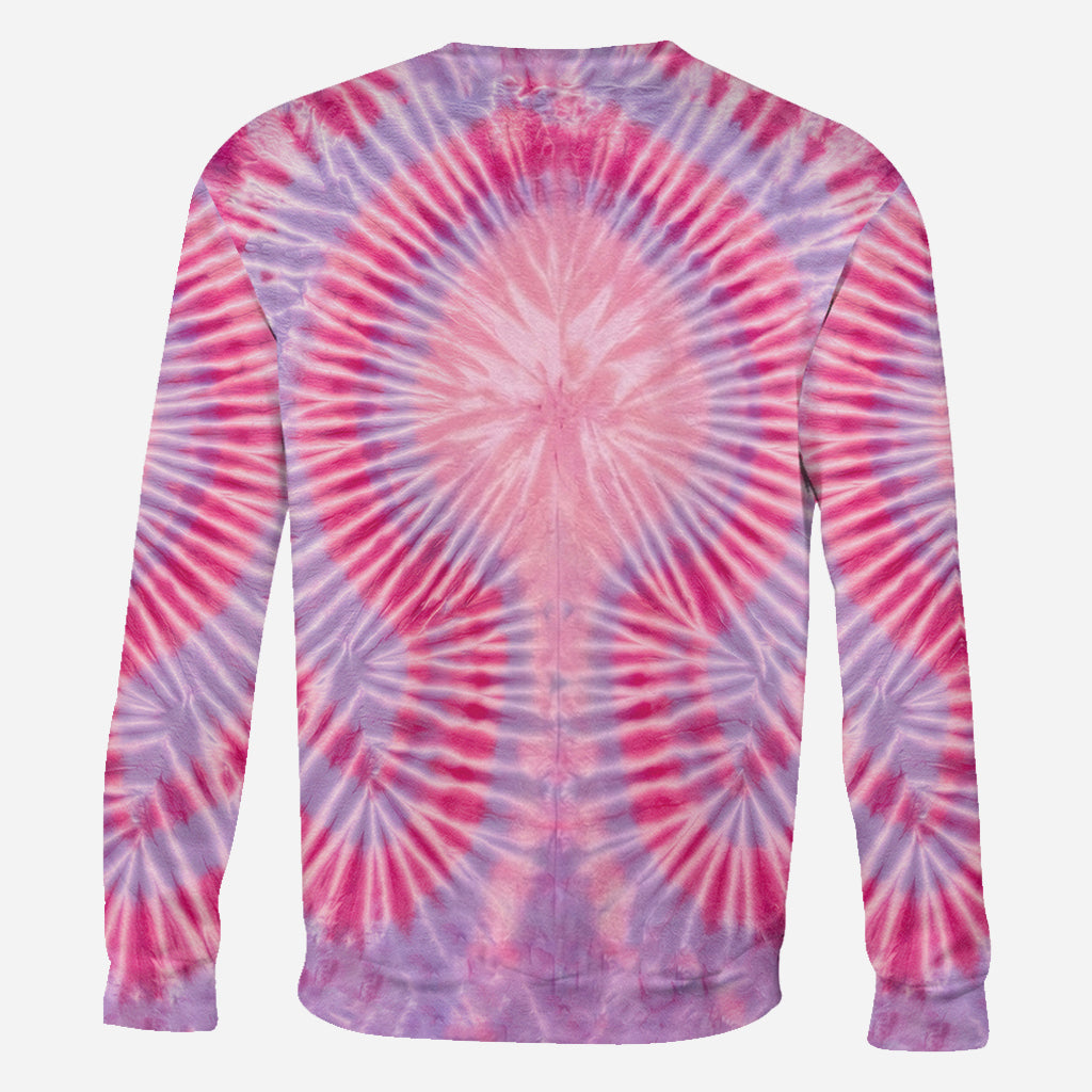 Chill Flamingo Tie Dye Shirt - Personalized Flamingo All Over Shirt