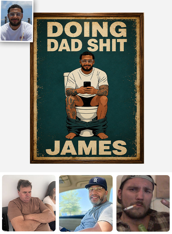 Best Time Of Day - Personalized Father Canvas And Poster