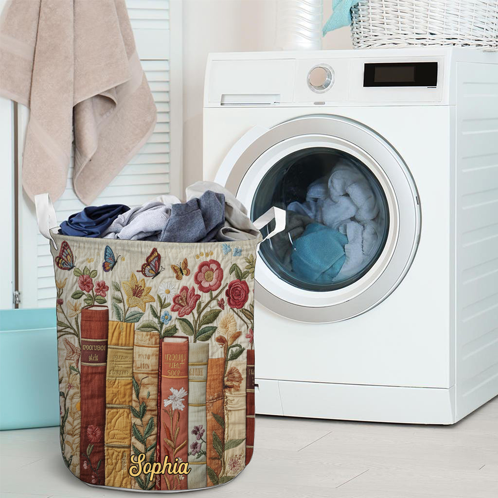 Book Flowers - Personalized Book Storage Basket