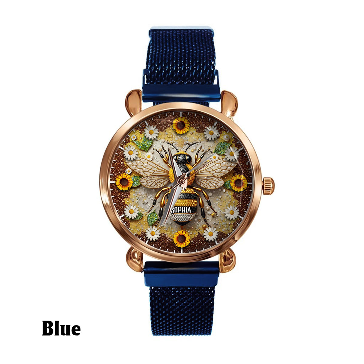 Daisy Bee - Personalized Bee Women Hand Watch