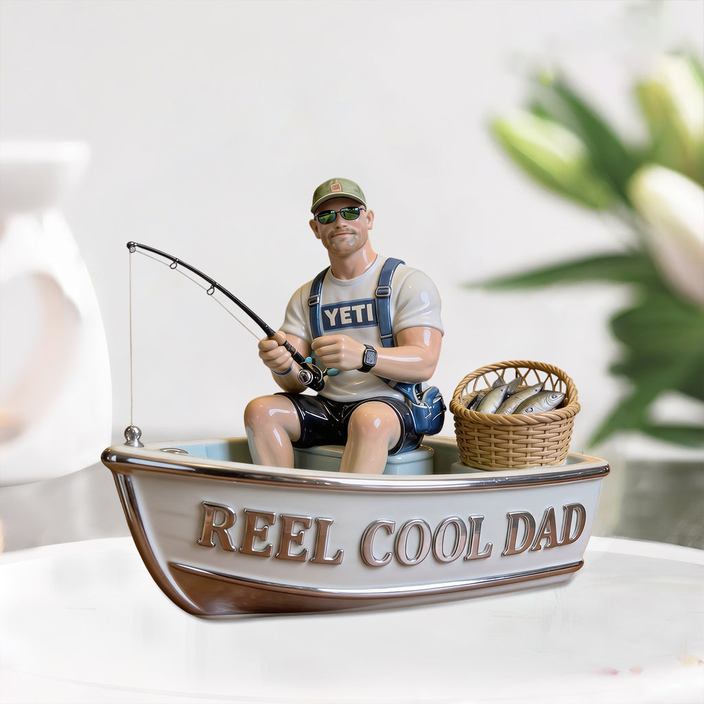 Fishing Dad - Personalized Fishing Custom Shaped Acrylic Plaque