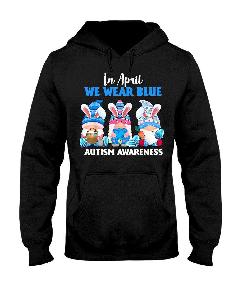 In April We Wear Blue - Autism Awareness T-shirt and Hoodie 0921