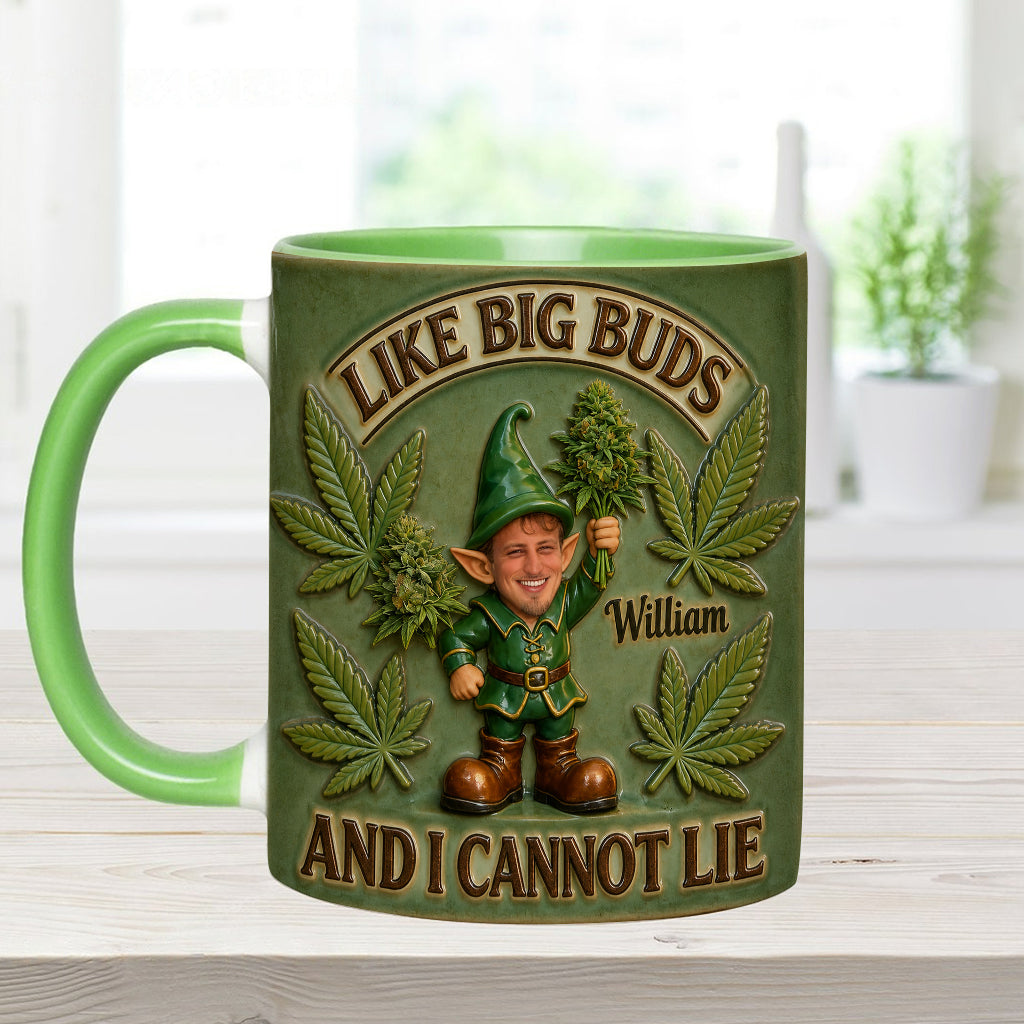 I Like Big Buds - Personalized Weed Accent Mug & Coaster