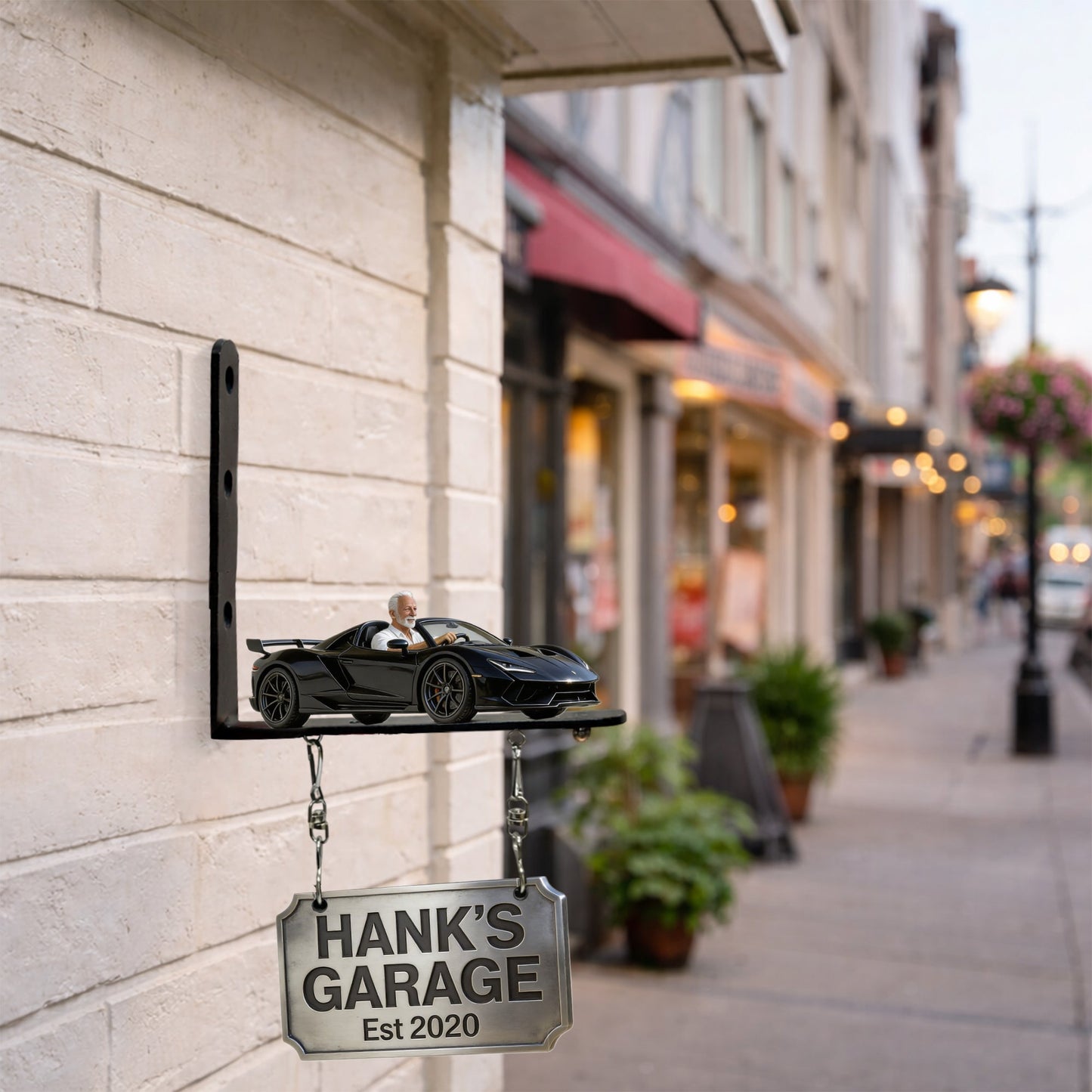 Custom Garage Sign - Personalized Car Lover Wooden Wall Mount Sign