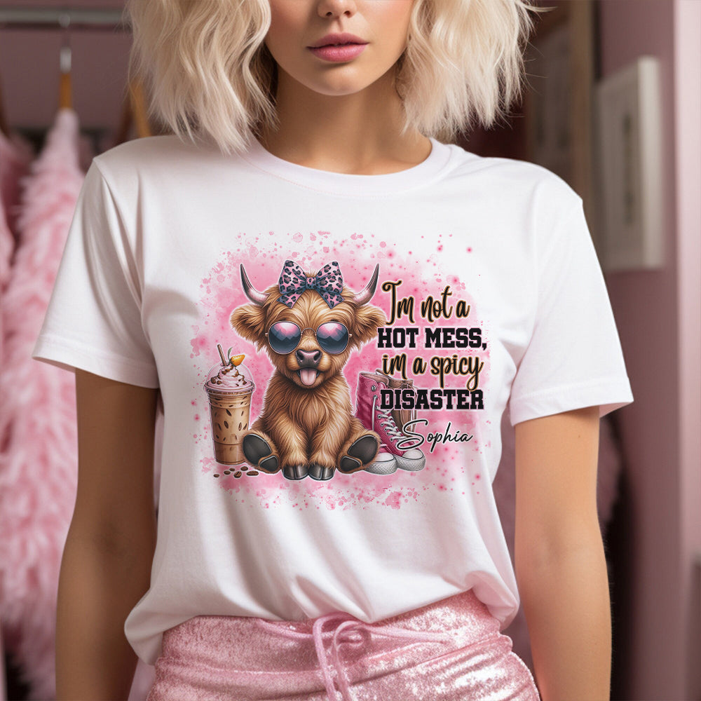 I'm Not A Hot Mess - Personalized T-shirt And Hoodie