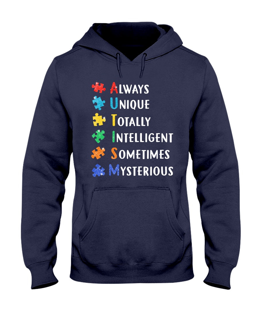 Autism Always Unique - Autism Awareness T-shirt and Hoodie 0921